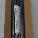 Black Shower Curtain Rod 31 to 80 Inch,1 Inch Diameter Adjustable Spring Tension Stainless Steel Telescoping Rod,Easy Install,No Rust