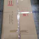 Floor Length Mirror, 76"x34" Arch Full Length Mirror Hanging or Leaning, Body Mirrors with Stand, Arched-Top Wall Mounted Mirrors with Aluminum Frame for Bedroom (Black)