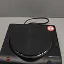 Elite Gourmet ESB-301BF# Countertop Single Cast Iron Burner, 1000 Watts Electric Hot Plate, Temperature Controls, Power Indicator Lights, Easy to Clean, Black