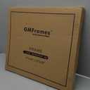 GMFrames 11x14 Diploma Degree Frame with Mat or Display 15x18 Certificates without Mat,Solid Wood,Black Finish with Intricate Black Rope Detail,UV Protection Acrylic
