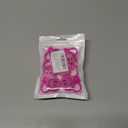 2 x Whaline 6Pcs Smiling Face Straw Covers - Hot Pink Silicone Reusable Topper, Double Sided Pattern Tip Covers 10mm 0.4 Inch for 30 & 40 OZ Tumbler with Handle