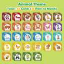 Memory Card Game, Toddler Match Game, Learn Spanish for Kids, Bilingual Flash Cards, Learning Toys for 4 Year Old, Preschool Learning Activities, Homeschool Supplies, Kindergarten Toys