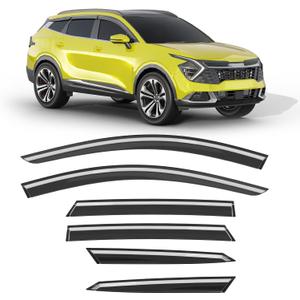 Out-Channel Window Visors Rain Guards for Kia Sportage 2023-2026