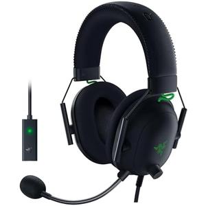 Razer BlackShark V2 Gaming Headset: THX 7.1 Spatial Surround Sound - 50mm Drivers - Detachable Mic - for PC, PS4, PS5, Switch, Xbox One, Xbox Series X|S - 3.5mm Audio Jack & USB DAC - Black