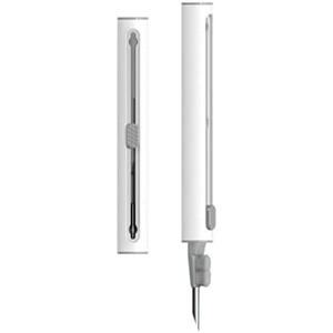 Earbud Cleaner | Cleaning Pen for Earbuds - Multi-Tool in-Ear Headphones Soft Dust Removal Brush Pen for Cleaning Earwax, Dust in Headset Box Mobile Phone White