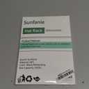 Hat Rack for Hat Storage (4-Pack), Multi-Purpose Hat Organizer, Strong Adhesive Hat Hooks for Wall Organizer for Baseball Caps, Two Mounting Options Hook, Black