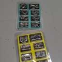 Coogam Metal Wire Puzzle Set of 16 with Pouch,Brain Teaser IQ Test Disentanglemen Iron Link Unlock Interlock Game Chinese Ring Magic Trick Toy for Party Favor Kids Adults Challenge