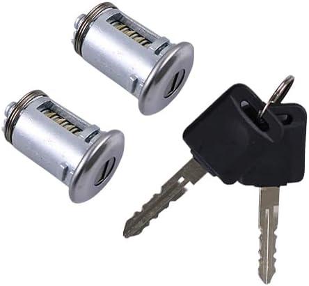 1 Set Door Lock Cylinder Kit Compatible with Freightliner FLD 112 120 Century Cascadia Classic