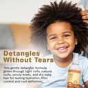 Moisturizing Baby Hair Mist for Textured Hair, Detangler Spray for Curls & Coils, Black & Brown Babies, African American Toddlers, Children & Kids of Color, 8 oz