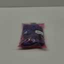 Kaei&Shi Strappy Harness, All Adjustable, Underwire Racerback, 4pc Garter Set (Dark Purple) S