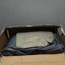 Intex 64417ED 22in Queen Dura-Beam Comfort Plush High-Rise Inflatable Air Mattress with Built in Pump for Travel and Camping, 600lb Weight Capacity (Grey)