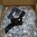 Giegxin 11.8 Inch Disco Ball Christmas Decoration Silver Mirror Disco Balls Wreath Garland Christmas Shatterproof Glitter Hanging Wreath Ornament for Xmas Bachelorette 70s Music Festivals Party