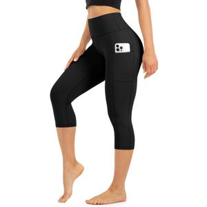 Blisset High Waist Leggings for Women - Opaque, Soft Tummy Control Athletic Pants for Yoga, Running, Workout and Gym, Size: Small-Medium