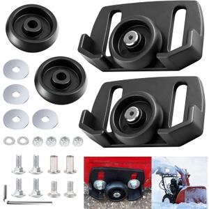 490-241-0038 Universal Rolling Skid Shoes Compatible with MTD/Crafstman Two & Three Stage Snow Blower, Fits for 31AH64EG700, 31AH64FG700, 31AH64FG795 and More, Black