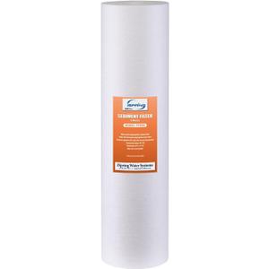 iSpring FP25B High-Capacity 20” x 4.5” Sediment Water Filter Cartridge, 5 Micron Replacement