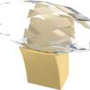 Franklin Brass Cut Glass Oval (4-Pack) Cabinet Knobs Modern Gold Hardware for Kitchen, Drawer Pulls, Dressers, Closet Door 1-1/2' P40857K-117-C