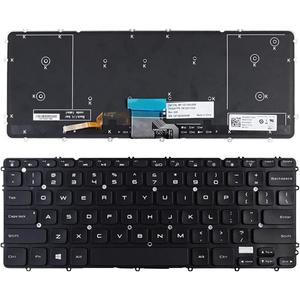 Laptop Replacement US Layout with Backlit Keyboard for Dell Precision M3800 XPS 15 9530 03H5CJ 3H5CJ WHYH8 0HYYWM US Black
