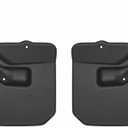 Husky Liners Custom Mud Guards | Fits 2018-2026 Jeep Wrangler (JL), 2018 Wrangler (JK) | Rear Set, 2-pc Black - 59151