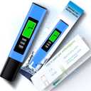 2025 All-New 4 in 1 Tds Meter Digital Water Tester - Accurate and Reliable TDS EC & Temp(C,F) Meter - 0-9999ppm - Professional Testing for Drinking Water, RO/DI System, Aquariums etc (Blue)