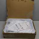 Laiensia 3-Tier Rolling Cart with Wheels,Multifunction Utility Storage Carts, Kitchen Storage Organizer,Mobile Shelving Unit for Bathroom,Laundry,with Classified Stickers,White