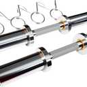 Olympic Dumbbell Handle Loadable Dumbbell Bars Fit 2 inch Olympic Weight Plates Ideal For Home Gym Strength Training