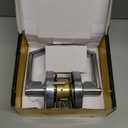 Keyed Entry Grade 2 Commercial Door Locks Heavy Duty Office Door Lever, Non-Handed, UL 3 Hour Fire Rated, ADA Compliant, Satin Chrome Finish 26D, 2-3/4''Backset X-XG-ET-70