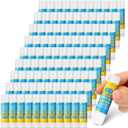 Zubebe 200 Pcs White Glue Stick Bulk Back to School Gifts First Day Sets 0.32 oz Washable Glue Stick for Crafts Home Classroom Prize Party Supplies Scrapbooking Crafting Supplies(School)