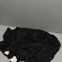 HolidayIdeas Black Spandex Table Skirts for Rectangle Tables 6ft, Fitted Stretch Table Cover 30x72 Inch, Wrinkle-Free Ruffle Design Tablecloths for Banquets,Trade Shows, Parties, Events, 2 Pack