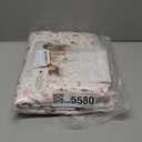 Pink and White Duvet Cover full Size - 3 Pcs Floral Flower Leaf Pattern Printed Reversible Microfiber Comforter Cover Bedding Set - 80X90 Soft Aesthetic Cottage Preppy Bedroom Decor for Women Men