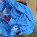 Inflatable Water Double Slides Park with Blower, Bouncy Castle with Rainbow Water Curtain, with Shooting and Rock Climbing