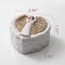 Angel Gifts for Women, Angel Figurines Small Keepsake Box - Bless You Guardian Angel Memorial Gift for Loss of Dad Mom Grandparent - Rosary Box Thanksgiving Christmas Home Decor