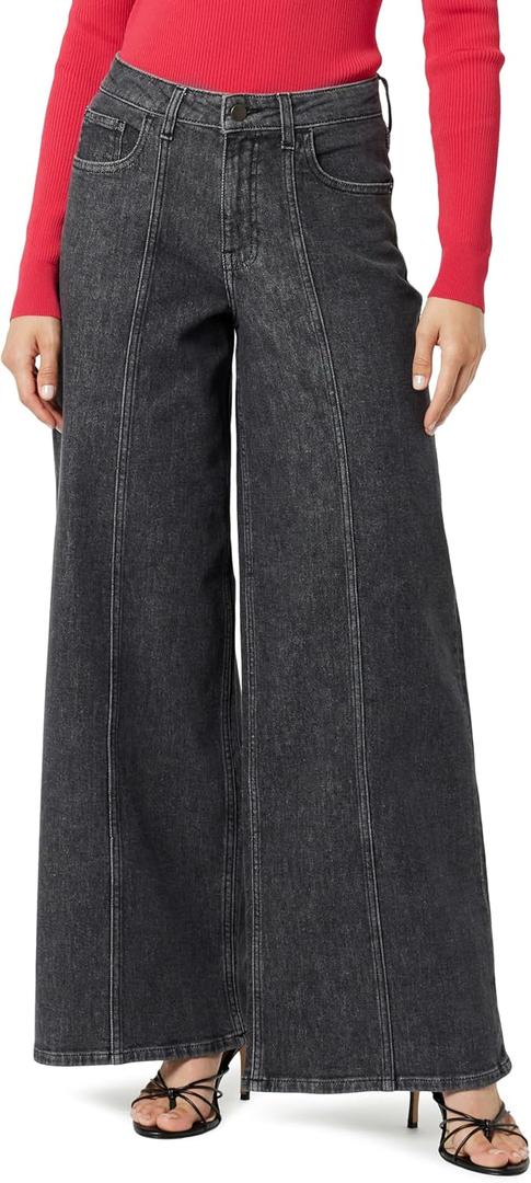 The Drop Women's Frida Relaxed Fit Jeans (25, Faded Carbon) The Drop Women's Frida Relaxed Fit Jeans (25, Faded Carbon)