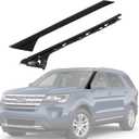 A-Pillar Front Molding Windshield Trim Left Outer & Inner Replacement for 2011-2019 Ford Explorer 926-450 BB5Z7803136AA BB5Z-7803136-AB BB5Z7803136BA BB5Z7803144AA(Driver Side)