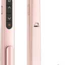 QUI Presentation Clicker for PowerPoint, RF 2.4GHz USB Wireless Presenter Remote with Volume Control, PowerPoint Clicker Slide Advancer for Mac, Windows, Laptop, Keynote (Pink)