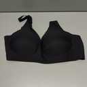 OEAK Womens Deep V Bras Wireless Comfortable Bra Supportive No Underwire Bras Tshirt Push Up Bralettes Plunge Seamless Bra 2XL