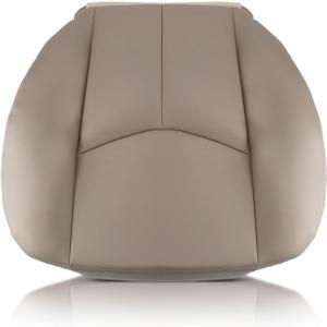 AUTOKAY Dark Beige Front Left Driver Bottom Seat Cover Fits for Chevy Silverado 2500 HD 2003 2004 2005 2006