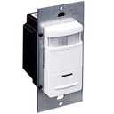 Leviton Decora 120/277-Volt Wall Switch Occupancy Sensor, ODS10-IDE, Black (White)