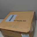 Door Handles Interior, Door Knobs Interior, Black Door Handle with Reversible Lever, Keyed Alike Door Lock Sets for Bedroom, 10 Packs Heavy Duty Door Lock Sets, Matte Black (Entry(Lock with Same Keys))