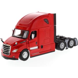Diecast Masters 1:50 Freightliner Cascadia SBFA Tandem with 72" Sleeper | Transport Series | Red Model 71029