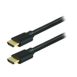 GE 15ft 4K HDMI 2.0 Cable with Ethernet, Gold-Plated Connectors, Black,