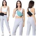 VOROLO Fanny Pack For Women And Men Crossbody Bag Belt Bag with Adjustable Strap Graduation Gifts Light Blue