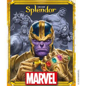 Asmodee Marvel Splendor Board Game - Unite Heroes and Gems in an Epic Strategy Adventure, Family Game for Kids and Adults, Ages 10+, 2-4 Players, 30 Minute Playtime