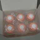 COMI Natural Glass Baby Bottle, Standard Neck Breastmilk Storage Bottle for Fridge, Breast Milk Container, Breast Pump Bottle Compatible with Medela Breast Pump, BPA Free, 6PCS (5oz,6 Pink Lids)