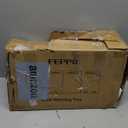 FEPPO Electric Warming Tray, 4-in-1 Food Warmers for Parties Buffet with 10 Temp Settings and Timer, 33"x15" Glass Surface Warming Mat for Food, Modular Buffet Hot Plates for Catering and Gatherings (Black&gold)