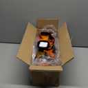 Fall Candle Holder Centerpiece with Maple Leaves, Pinecones, Berries & Burlap Bow,Thanksgiving Table Centerpiece Decoration for Dining Table, Mantel & Autumn Harvest Home Dcor (Orange)