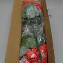 Artificial Geraniums Fake Flowers for Outdoors Decoration, 6 Bundles Silk Geraniums Red Flower UV Resistant Look Real Faux Plants for Front Door Garden Porch Planter Patio Balcony Yard Indoor Home