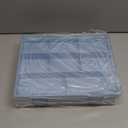 Double-Layer Storage for 1/64 Scale Hot Wheels & for Matchbox Cars, with 18 Sponge Slots & 8 Compartments Holds 36-44 Mini Vehicles-Portable Box for Collectors, Home Use, Travel (Blue, Case Only)