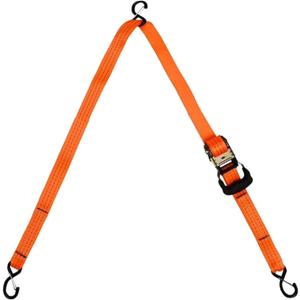 Jet Ski Ratchet Strap,3 Point Tie Down Strap for Jet Ski, Seadoo, Trailer, Truck, Wave Runner,PWC,3000 lbs Break Strength,S Hooks with Latch (1.5" x 10Ft)