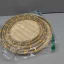 Rattan Tray Handmade Bamboo Basket Buns Bread Bamboo Products Household Storage Shau Kei Bamboo Basket Weaving Bamboo Weaving Sun Dry Goods Bamboo Sieve 5 Pcs Set (Natural One Size