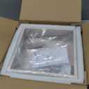 Rustic Flush Mount Ceiling Light Fixture, Farmhouse Close to Ceiling Light Fixture for Hallway Porch Bedroom, Kitchen Lights Ceiling, 1 Pack, White, HandFinished WoodLook